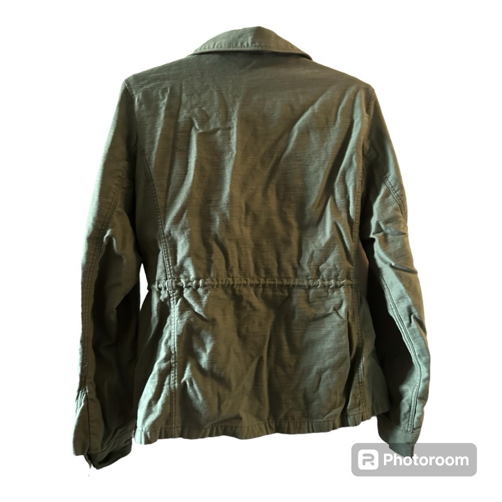 Levi’s utility field cargo military army green cotton jacket large - Picture 10 of 16